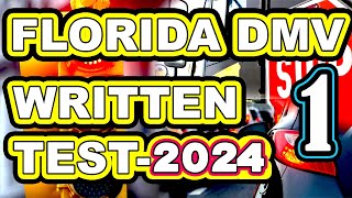 Florida Permit Test 2024  Florida DMV Permit Test  Florida DMV Practice Test  1 [upl. by Lifton]