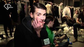 fashiontv  Neil Barrett Men Backstage Fall 2011 Milan Mens Fashion Week  fashiontv  FTVcom [upl. by Henig]