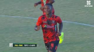 Arnett Gardens FC take down Tivoli Gardens FC 21 in JPL MD13 encounter  Match Highlights [upl. by Michiko733]