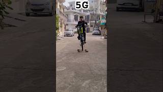 1G Vs 2G Vs 3G Vs 4G Vs 5G wheelie competition ♥️ [upl. by Milson]