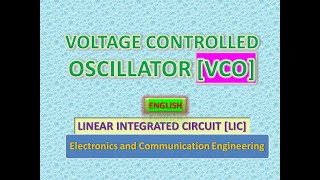 Voltage Controlled Oscillator [upl. by Einamrej31]