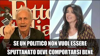 Scandalo spioni Marco Travaglio ai politici Gliela faccio io chiarezza [upl. by Yesiad]