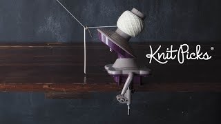 Knit Picks Yarn Ball Winder Demo [upl. by Enneibaf]