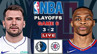 Dallas Mavericks vs Los Angeles Clippers  NBA Playoffs Game 6 Live Scoreboard [upl. by Gibbons398]