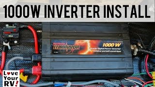 My 1000 Watt Inverter Installation Explained [upl. by Kcirevam710]