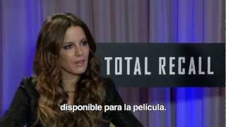 Kate Beckinsale habla sobre Total Recall en entrevista con Alex Medela [upl. by Jahdiel145]