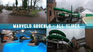 ALL SLIDES AT MARVELD RECREATIE GROENLO GoPro 2022 [upl. by Alegnad]