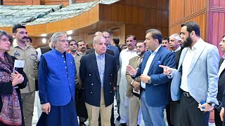 PM Shehbaz Sharif visits Jinnah Convention Centre to review preparations for upcoming SCO Summit [upl. by Ecertal]