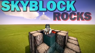 EASY SIMPLE GENERATOR IN SKYBLOCK  BASALT amp OBSIDIAN ROCKS AND STONES IN VINTAGE STORY 1193 [upl. by Dadelos]