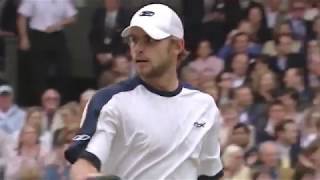 Roger Federer V Andy Roddick  Wimbledon Final 2004 [upl. by Michail]