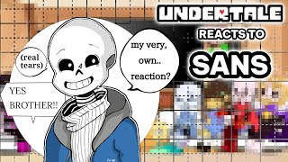 Undertale reacts to Sans 💙 [upl. by Muiram280]