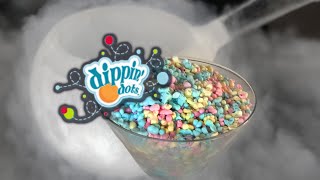 HELADO DE BOLITAS ¡CON NITRÓGENO LÍQUIDO DIPPIN DOTS  DACOSTAS BAKERY [upl. by Aineles887]