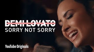 Demi Lovato  quotSorry Not Sorryquot Live in the Studio [upl. by Atiana879]