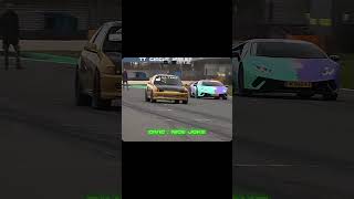 CIVIC VS LAMBO RACE shortvideo phonkdrifting edit carracing [upl. by Rebor]