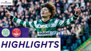 Celtic 60 Aberdeen  Furuhashi and a Korean Hattrick as Dons are Thrashed  cinch Premiership [upl. by Grimbly282]