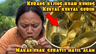 DEDE INOEN MAKAN ENAK KERANG KIJING BUMBU SANTAN BIKIN NGILER [upl. by Lynett521]