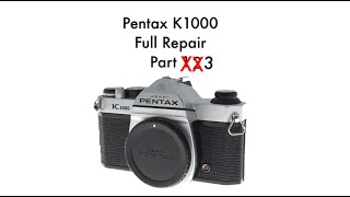 Pentax K1000 Full Repair Part 3  Bottom Advance Assembly [upl. by Britney]