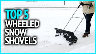 Best Snow Shovels With Wheels  Top 5 Best Wheeled Snow Shovels 2024 [upl. by Suaeddaht]