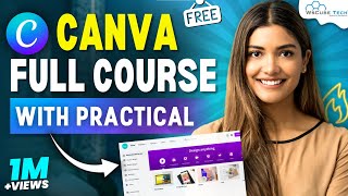 Canva Tutorial For Beginners  How to Use Canva Like PRO in 2024 FREE  Canva Full Course [upl. by Reis]