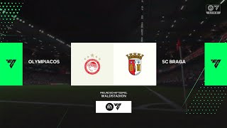 EA Sports FC 24  Olympiakos Piräus vs Braga  UEFA Europa League  Gameplay PS5 [upl. by Atcele]