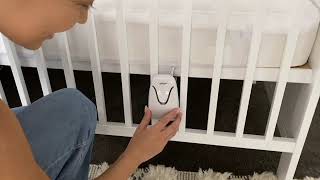 Nadine Muller Reviews the Oricom Babysense7 Breathing Movement Monitor [upl. by Kacie251]