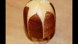 Woodturning How to Video  Wood Turn a Segmented Knob on a Wood Lathe [upl. by Phebe154]