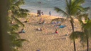 Honolulu Hawaii  Park Shore Hotel Waikiki  Window View [upl. by Owens431]