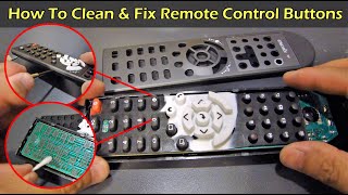 How to Fix amp Clean Your Remote Control Buttons [upl. by Eseerahs]