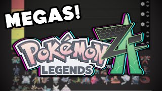 Objectively True MEGA POKEMON Tier List Pokemon Legends ZA [upl. by Nichole468]