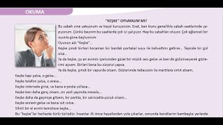 31Ders B1 İstanbul Kitabı ÜNİTE 5A‘‘KEŞKE’’ OYNAYALIM MI B1الدرس الحادي والثلاثونالمستوى الثالث [upl. by Anerok]