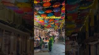 Planning a trip to Sicily Watch this and get the perfect Sicily Itinerary sicily shorts italy [upl. by Neelhtac]