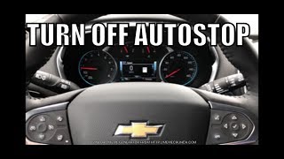 EASY WAY to turn OFF AUTO STOP [upl. by Anaihr]