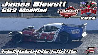 James Blewett 602 Modified Caraway Speedway North South Shootout 2024 [upl. by Edmonds]