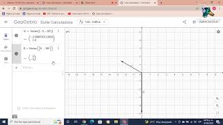 Graficar vectores en Geogebra con magnitud y ángulo de referencia [upl. by Todd241]