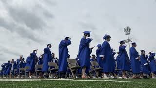 Bexley High Schools Class of 2024 move their tassels and toss their caps at graduation [upl. by Ynafit803]