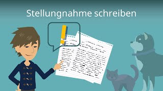 Stellungnahme schreiben  einfach erklärt [upl. by Cogen]