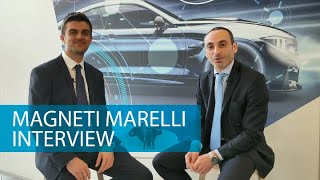 Magneti Marelli Interview at JEC World 2019 [upl. by Ahsikam485]