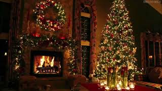 Top 200 Christmas Songs of All Time 🎄10 Hours of Classic Christmas Music with Fireplace [upl. by Mellman]