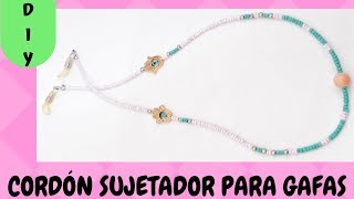 DIY COLLAR PARA GAFAS  cadenita para gafas [upl. by Astri]