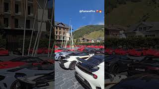 🚘🔥 Supercars in The Chedi Hotel Andermatt Switzerland [upl. by Ronny]