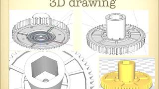 Moulinex fresh express 3Dprinted sprocket repair [upl. by Skinner428]