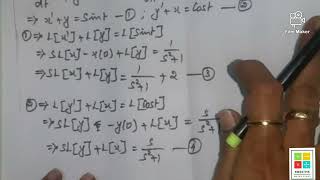 Laplace Transforms 56  Solving simultaneous differential equations using Laplace Transforms [upl. by Archibald]