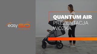 Wózek Spacerowy Quantum Air  spacerówka na zimę z pompowanymi kołami [upl. by Shevlo]