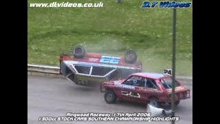 Ringwood  1300 Stock Cars Southern Championship 2006 Highlights [upl. by Llenahs]