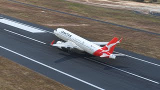 Qantas Blasting Off from Mackay Airport Down Under 🛫  MSFS 2020 [upl. by Merill]