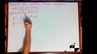 Ecuaciones de recurrencia lineales homogéneas raíces distintas [upl. by Aggi]