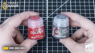 How to Use Citadel Colour Base Paints  Beginner  Warhammer Painting Essentials [upl. by Hsirahc87]