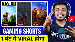 Gaming Shorts VIRAL Kaise Kare  How To Viral Shorts Video On YouTube [upl. by Grey]