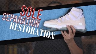 Air Jordan 11 Sole Separation Restoration [upl. by Richardson]