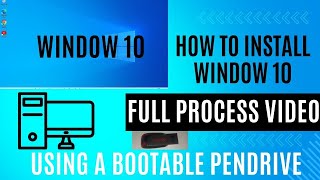 Window 10 install full process video howtoinstallwindows10 windows10 windowinstall fullvideo [upl. by Aubrey]